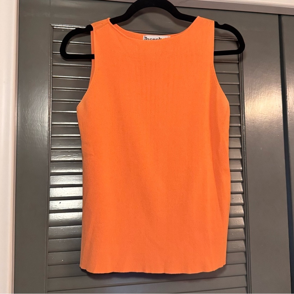 Vintage Joseph A. Orange Knit Tank